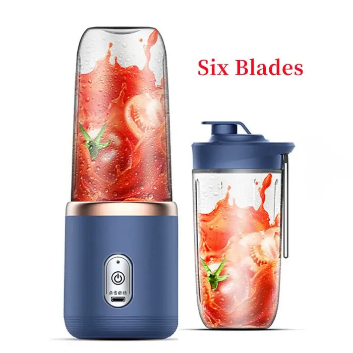 2024 New Portable USB Fresh Fruit Juice Blender Mini Mixer Electric Juicer Machine Smoothie Maker Blender Cup Bottle