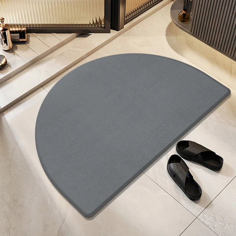 Stone Bath Mat for Bathroom Stone Shower Mat Diatomaceous Earth Mat Non-Slip Super Absorbent Quick Drying Mats Diatomaceous Mats