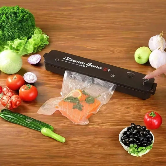 Kitchen Home Vacuum Sealer Food Preservation Plastic Bags Sealer Packaging Machine Automatic Sealing Machine Kitchen Gadgets