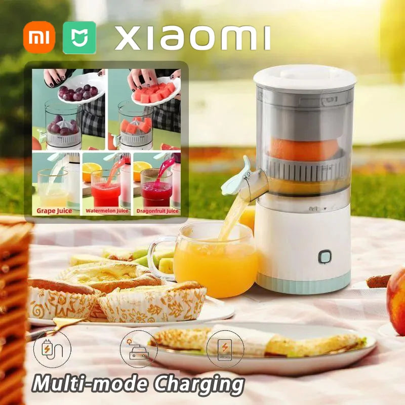 Xiaomi Portable Electric Juicer USB Charging Orange Fruit Blender Mini Household Juice Squeezer Mixer Citrus Juicer For Travel