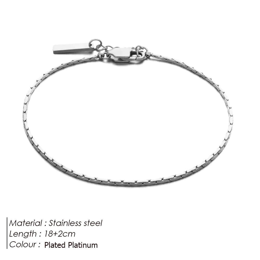 HK stainless Steel Metal Men's Bracelet Fashion