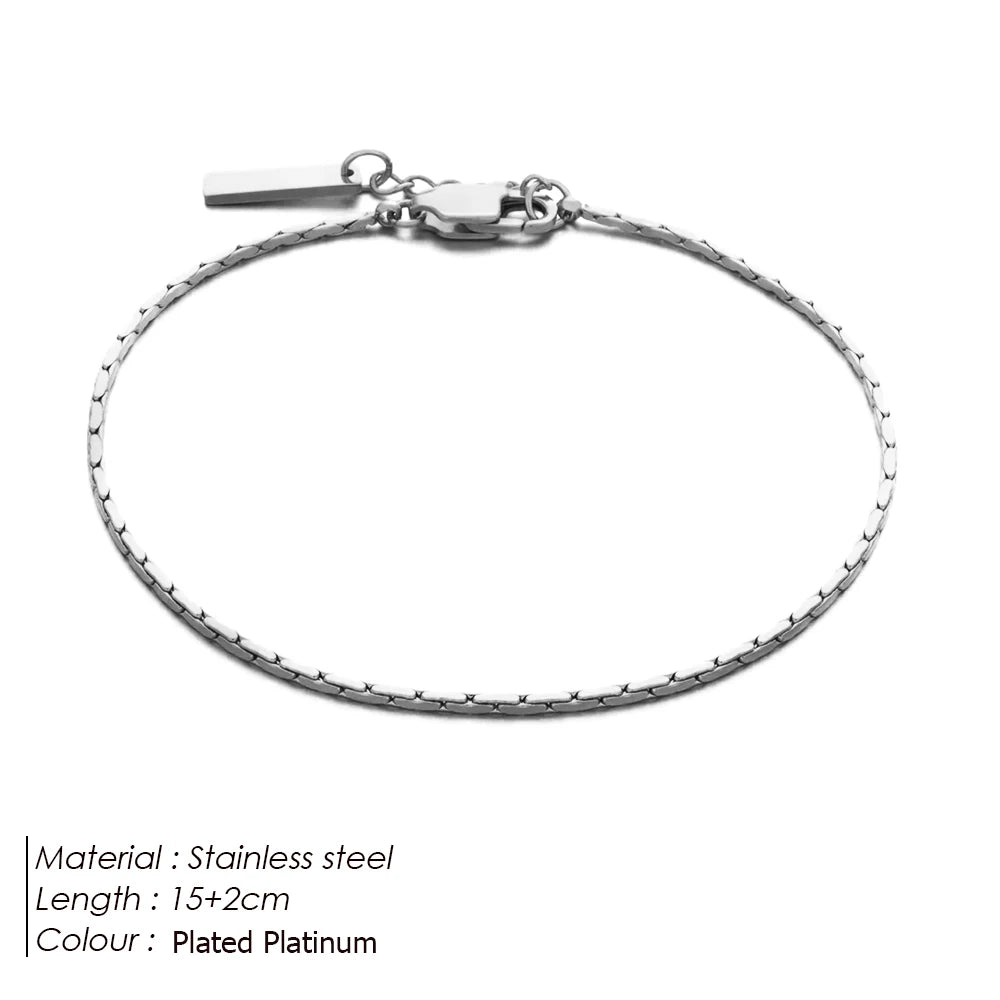 HK stainless Steel Metal Men's Bracelet Fashion