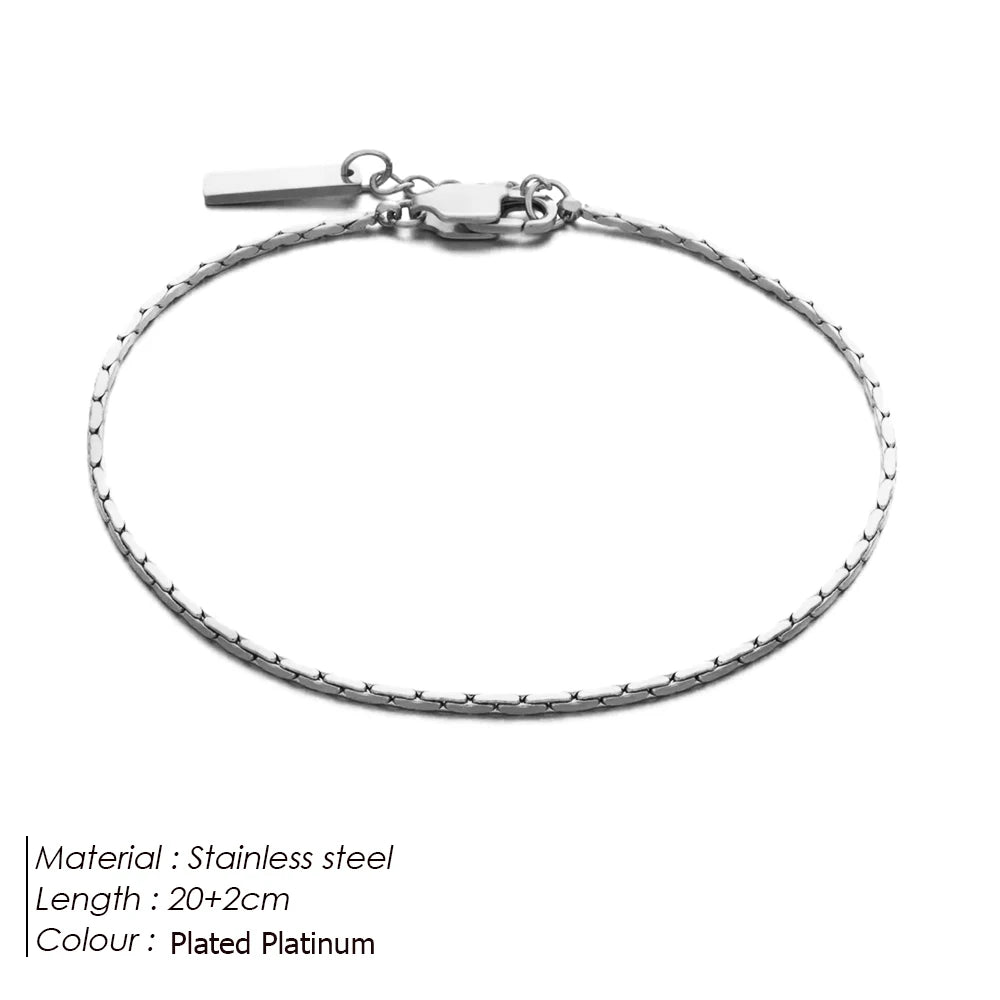 HK stainless Steel Metal Men's Bracelet Fashion